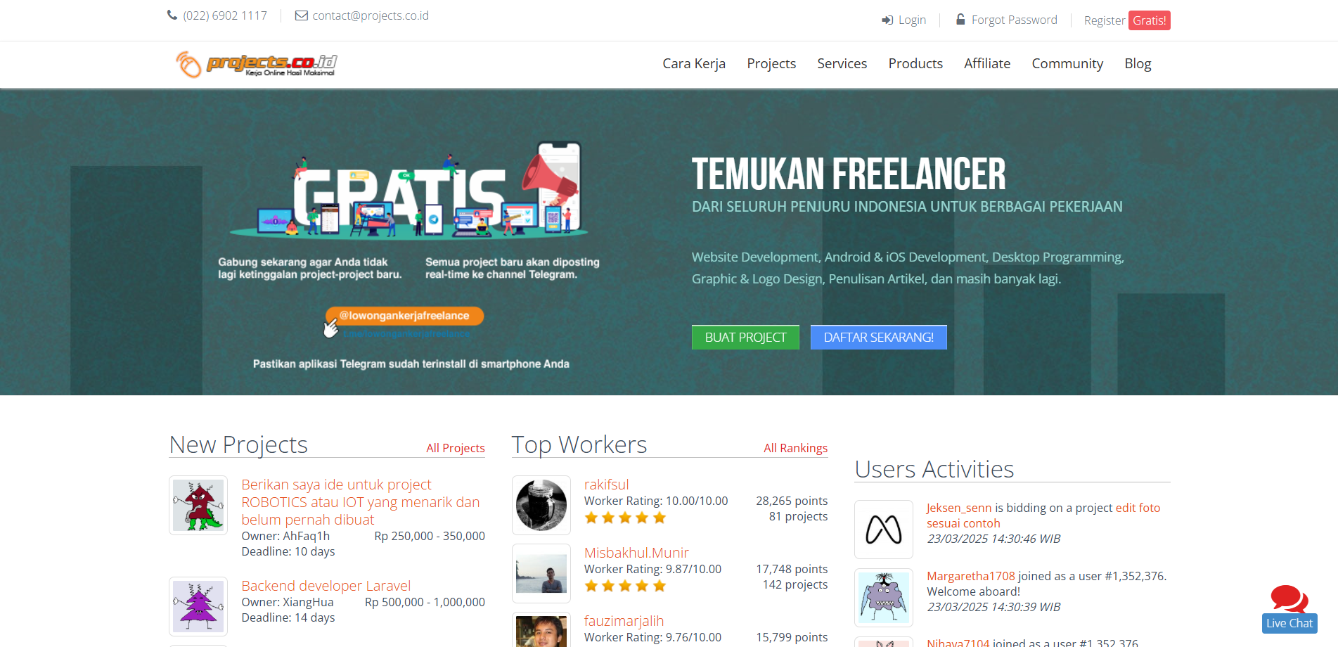Cara Menghasilkan Uang dari Projects.co.id, Panduan Freelance untuk Pemula!