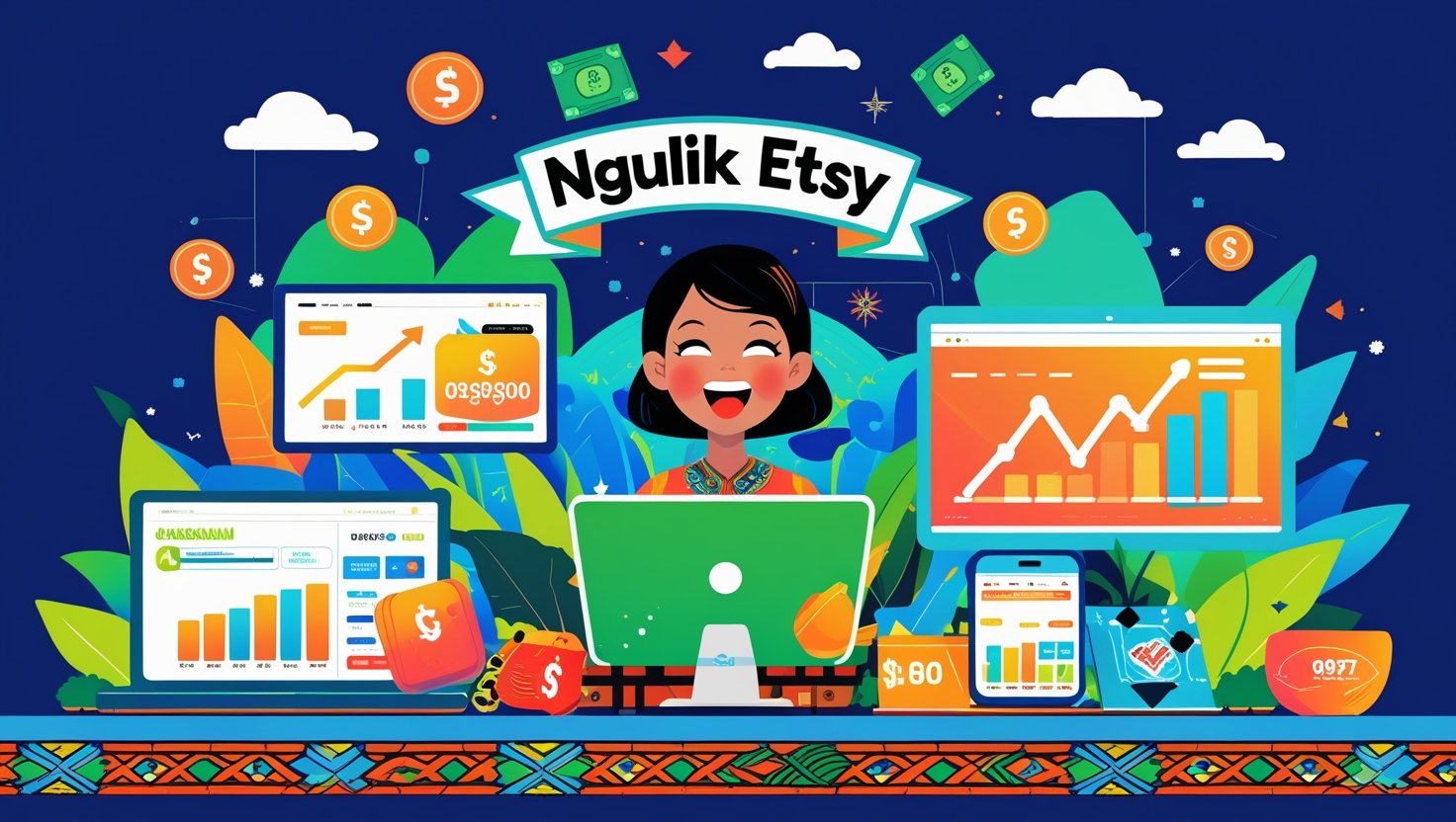 Ngulik Etsy: Cara Cuan dari Produk Digital, Plus Kelebihan, Kekurangan, dan Jalan Menuju 100 Juta!