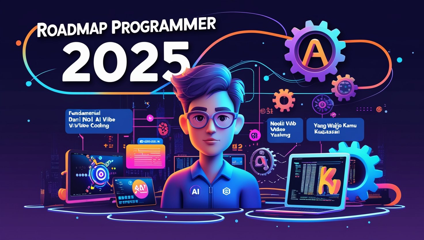 Roadmap Programmer 2025: Fundamental dari Nol + Tren AI “Vibe Coding” yang Wajib Kamu Kuasai