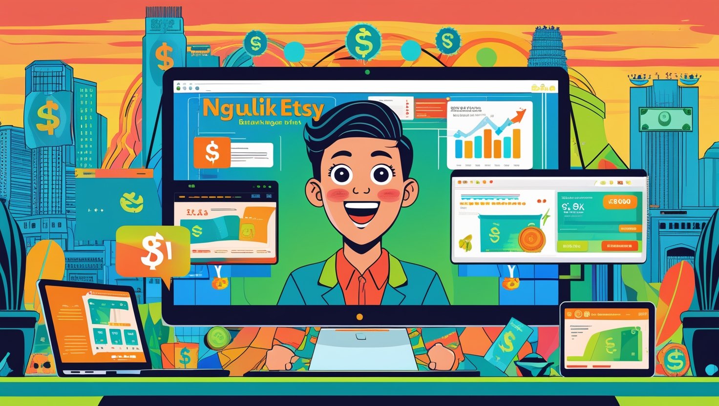 Ngulik Etsy: Cara Cuan dari Produk Digital, Plus Kelebihan, Kekurangan, dan Jalan Menuju 100 Juta!